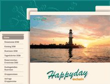 Tablet Screenshot of happyday-reisen.de